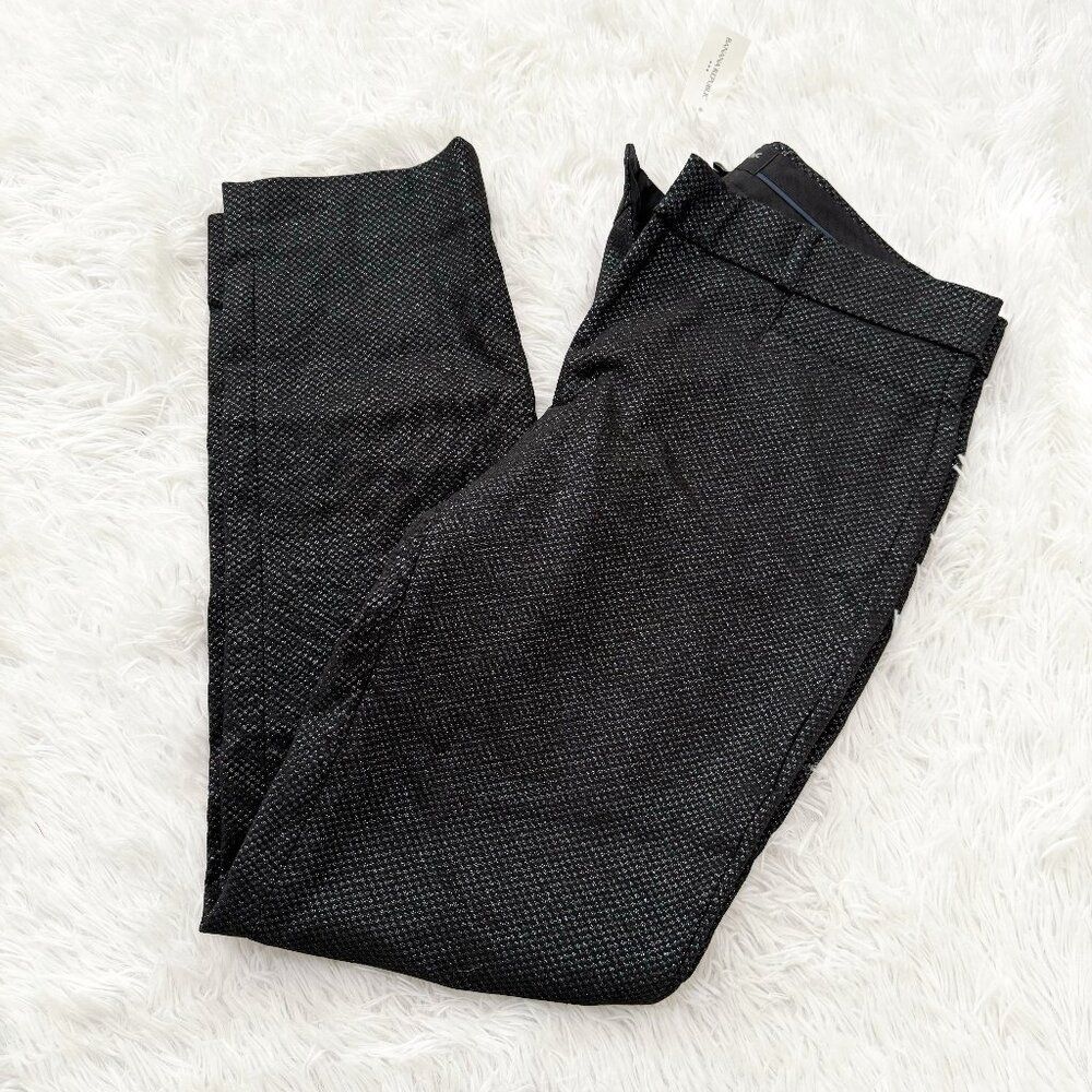 Women Banana Republic Sloan Curvy Fit Pants Sparkle in Black Size 6